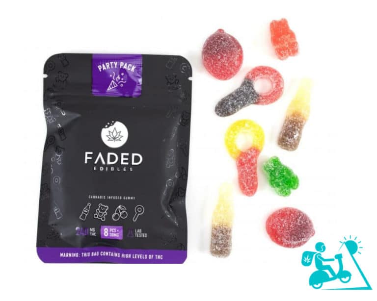 Party Pack Faded Edible Gummies