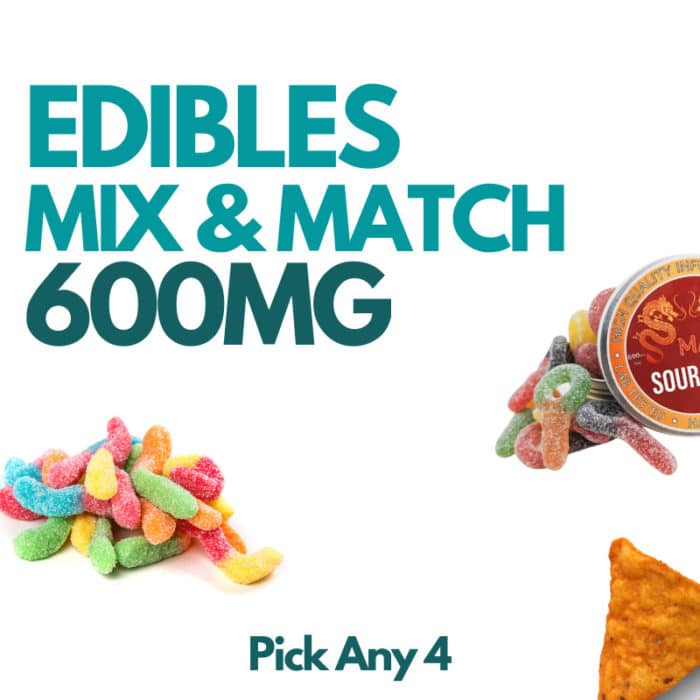 600mg Edible Mix & Match (Choose 4)