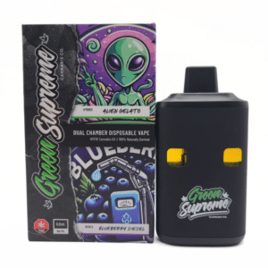 Green supreme dual chamber disposable vape 6g