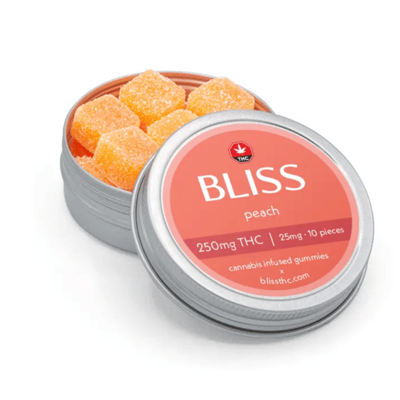 peach bliss edibles 250mg.