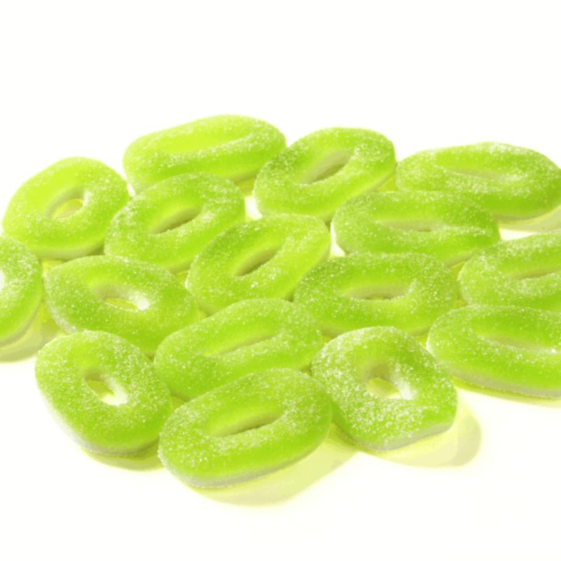 Trolli Green Apple Rings - 600mg THC apple ring