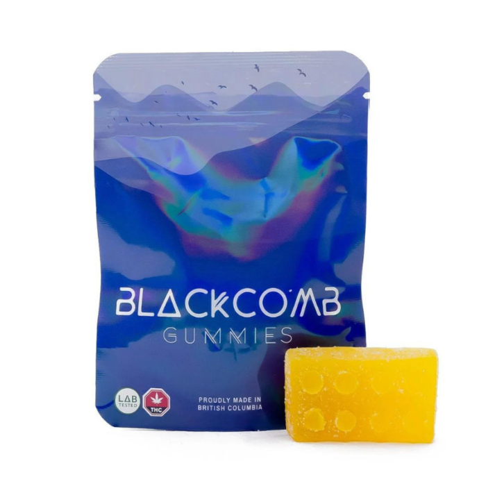 Blackcomb Gummies – Tropical Mango Sour 500mg THC