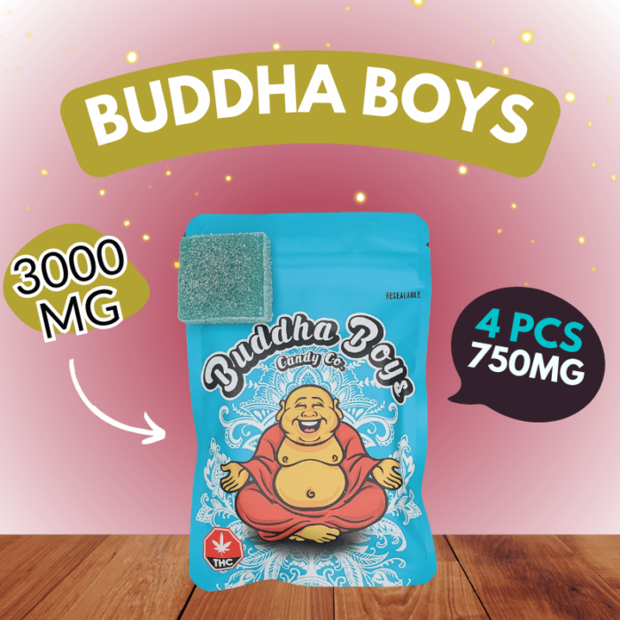 Buddha Boys Gummies - 3000mg THC