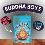 Buddha Boys Gummies - 5000mg THC - Pink Grapefruit