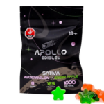 Apollo Edibles Shooting Stars Gummies 1000mg THC – Multiple Flavors