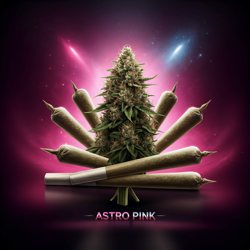 Astro Pink Pre-roll Joints (0.7g) - Pack of 5 1 Astro Pink Pre-roll Joints (0.7g) - Pack of 5 Astro Pink