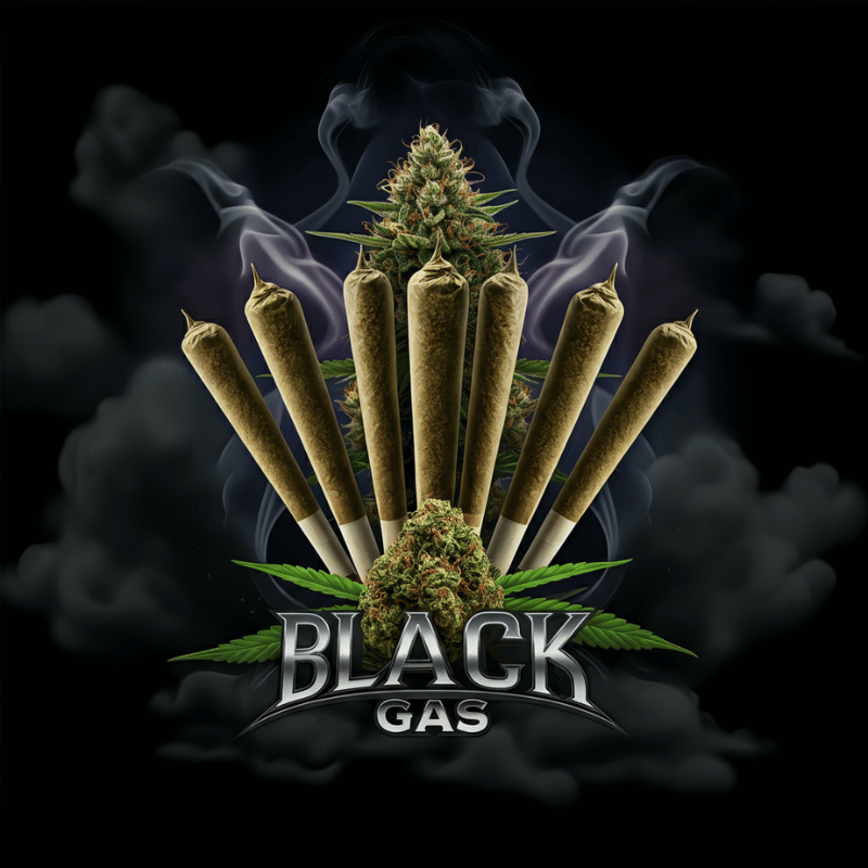 Black Gas Pre-roll Joints (0.7g) - Pack of 5 1 Black Gas Pre-roll Joints (0.7g) - Pack of 5 Black Gas