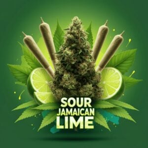Sour Jamaican Lime Pre-roll Joints (0.7g) - Pack of 5