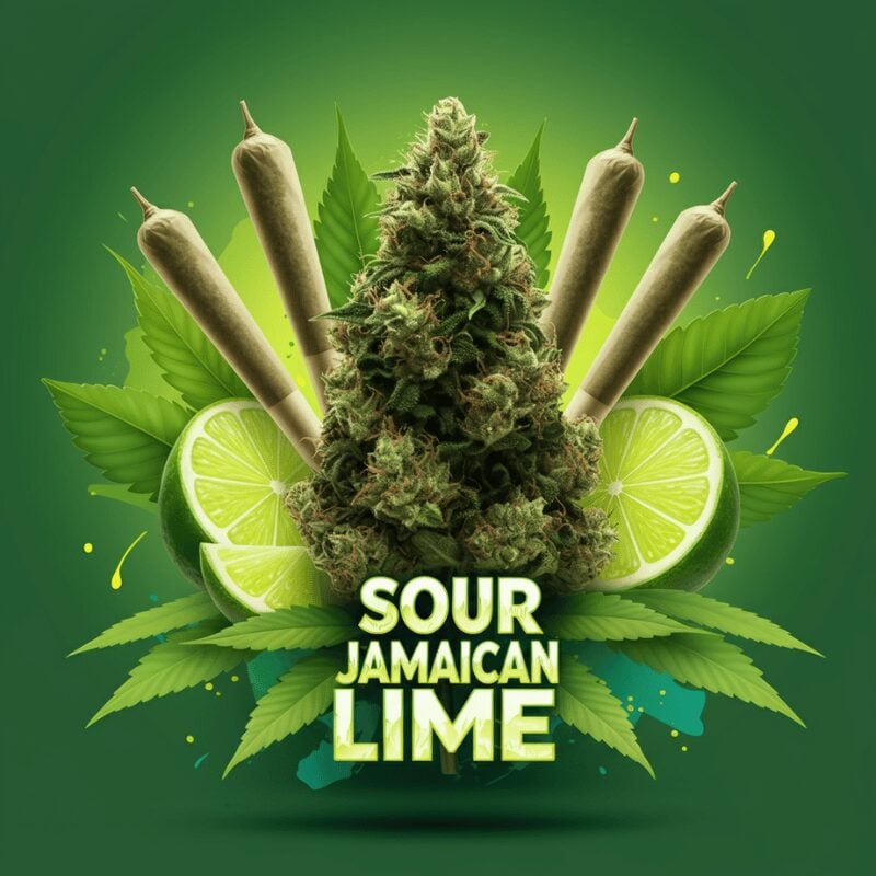 Sour Jamaican Lime Pre-roll Joints (0.7g) - Pack of 5 1 Sour Jamaican Lime Pre-roll Joints (0.7g) - Pack of 5 Sour Jamaican Lime