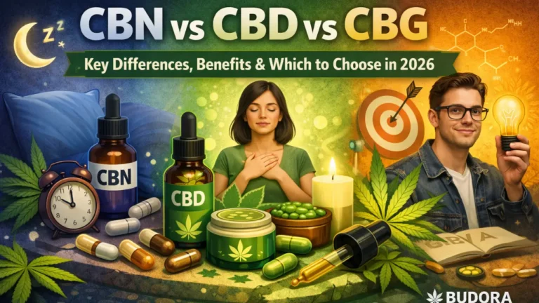 CBN vs CBD vs CBG: Key Differences, Benefits