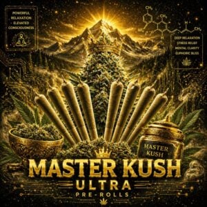 Master Kush Ultra Pre-roll Joints (0.7g) - Pack of 5