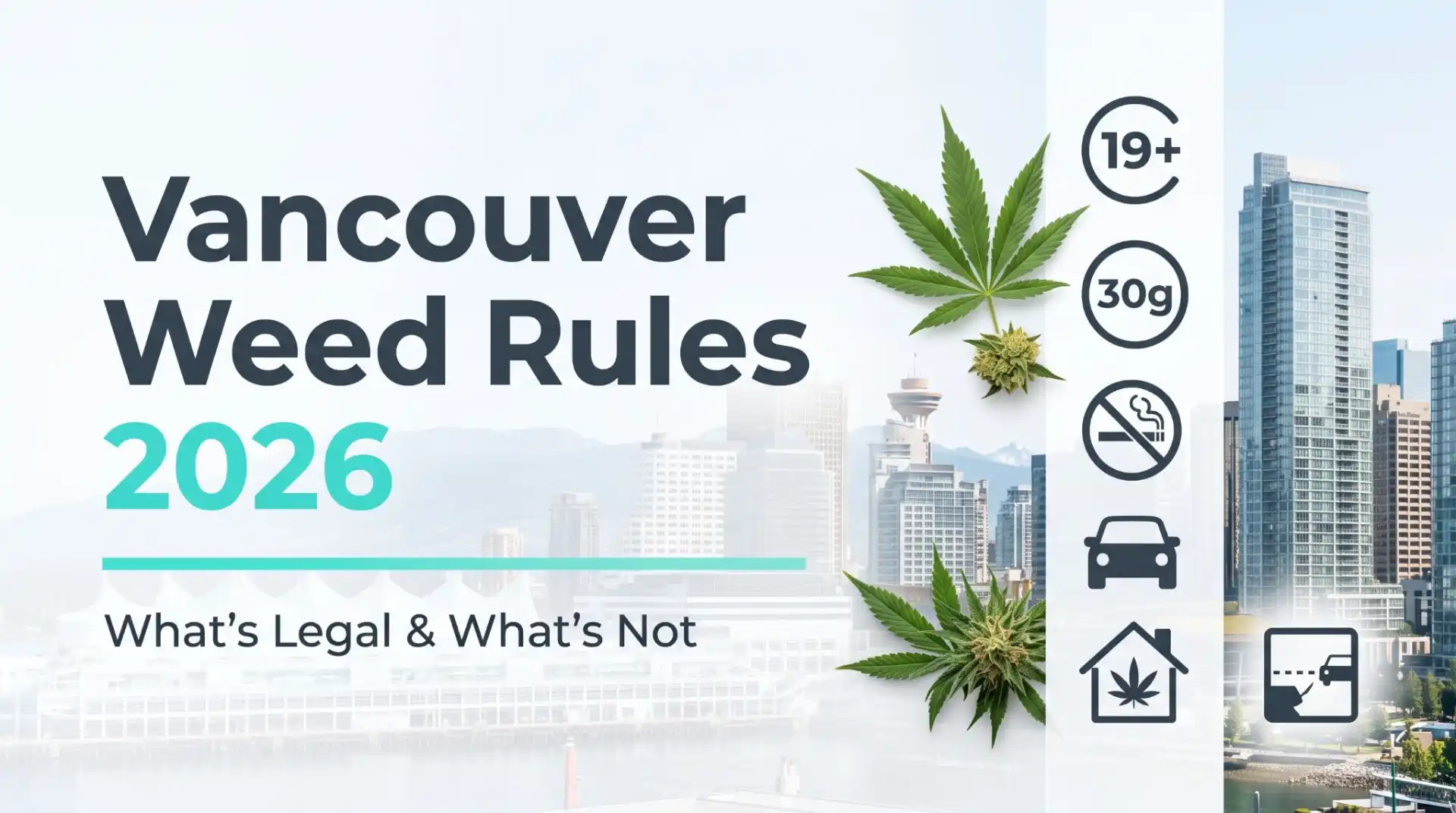 Vancouver weed rules covering legal cannabis use, possession and public smoking